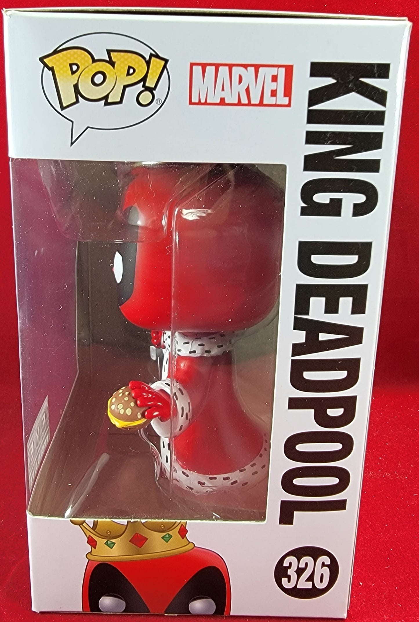 King deadpool fye  exclusive funko # 326 (nib)