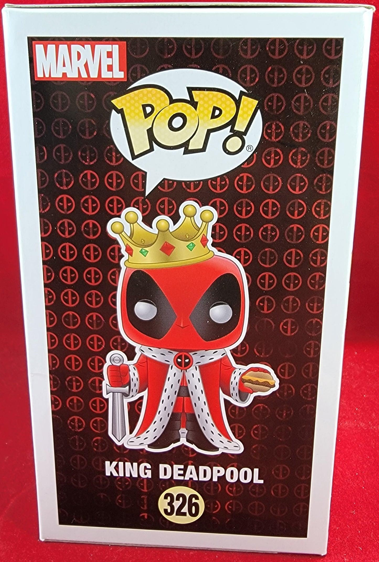 King deadpool fye  exclusive funko # 326 (nib)