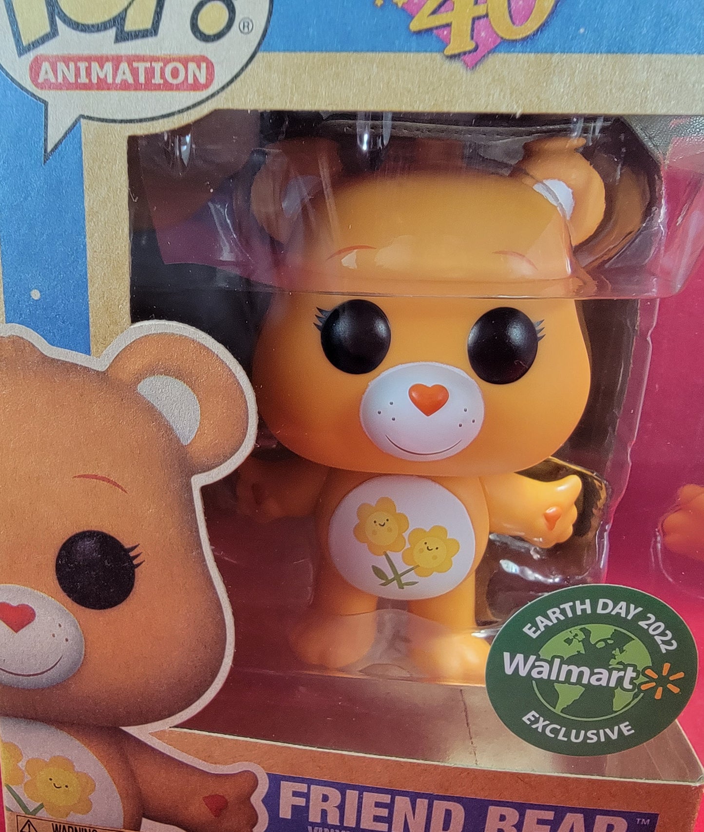 Friend bear walmart earth day 2022 exclusive funko # 1123 (nib)