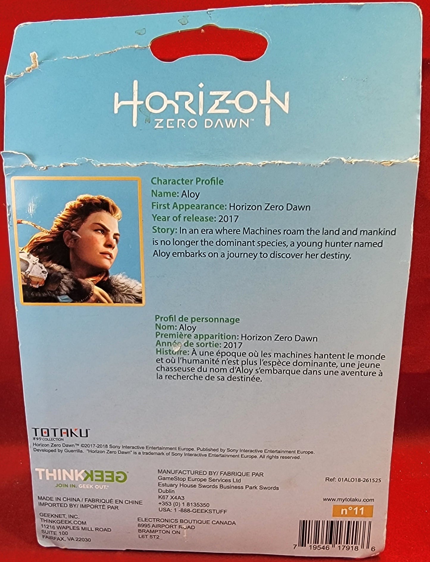 Horizon zero down aloy figure (nib)