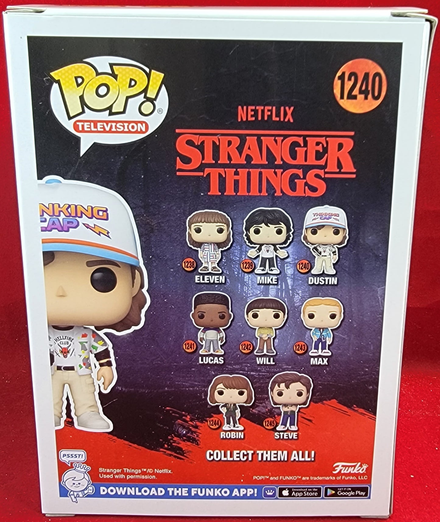 Dustin funko # 1240 (nib)