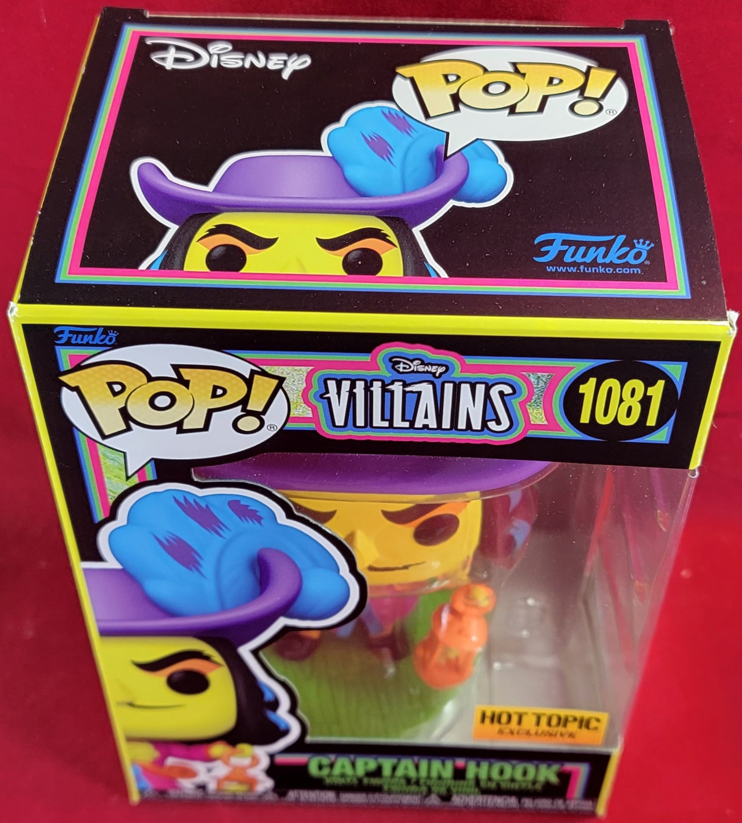 Captain hook hot topic exclusive funko # 1081 (nib)