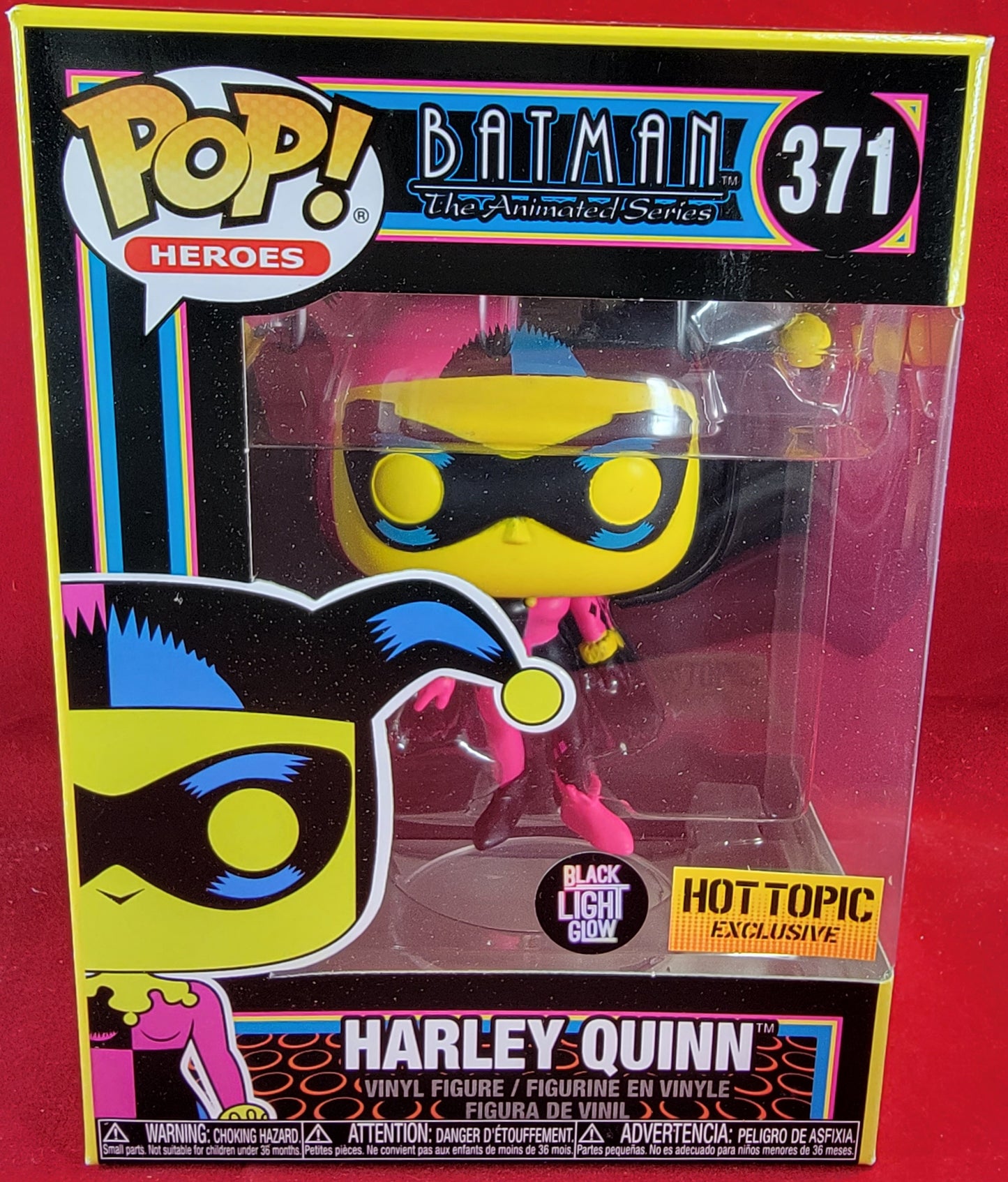 Harley Quinn blacklight hot topic exclusive 371 (nib)