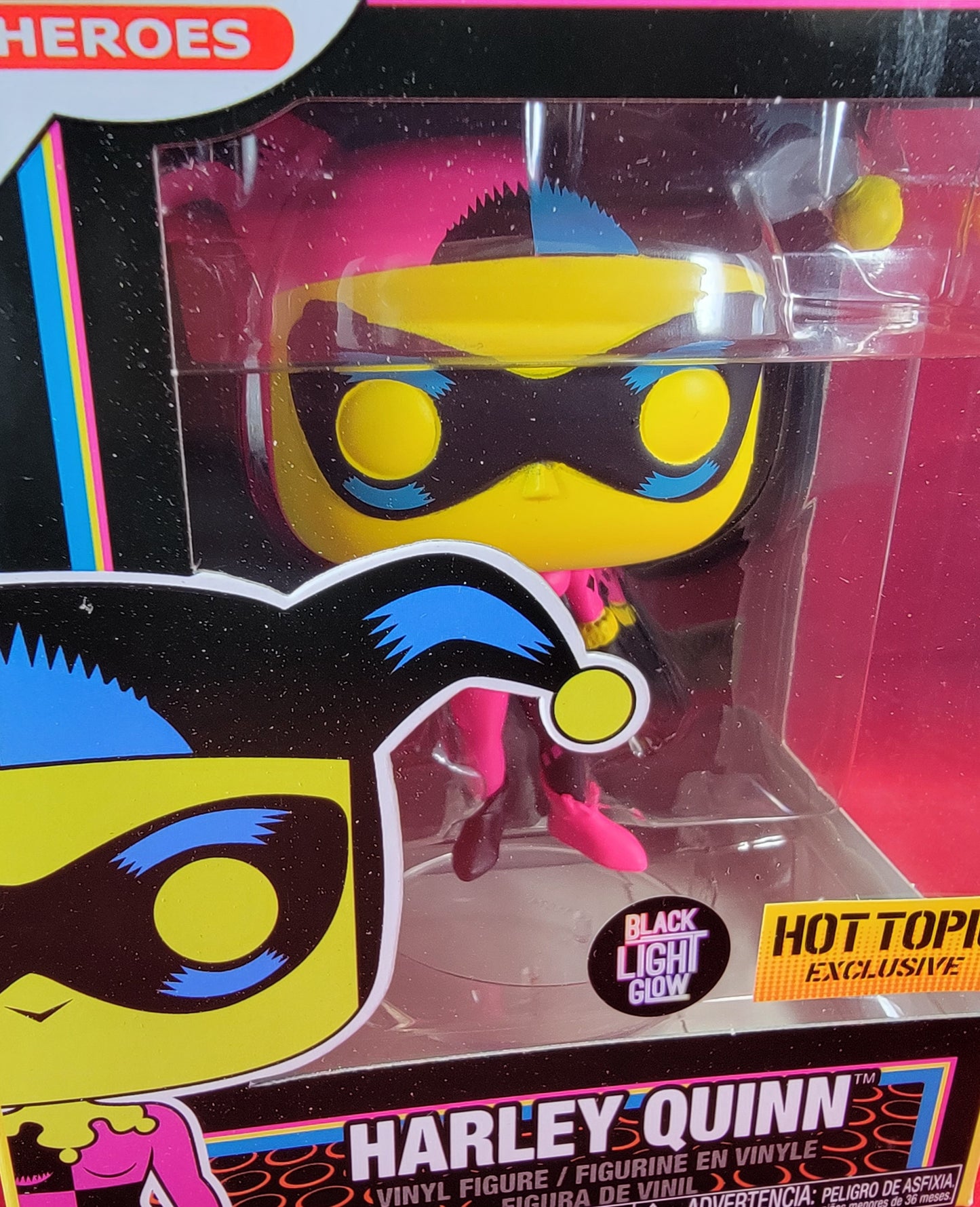 Harley Quinn blacklight hot topic exclusive 371 (nib)