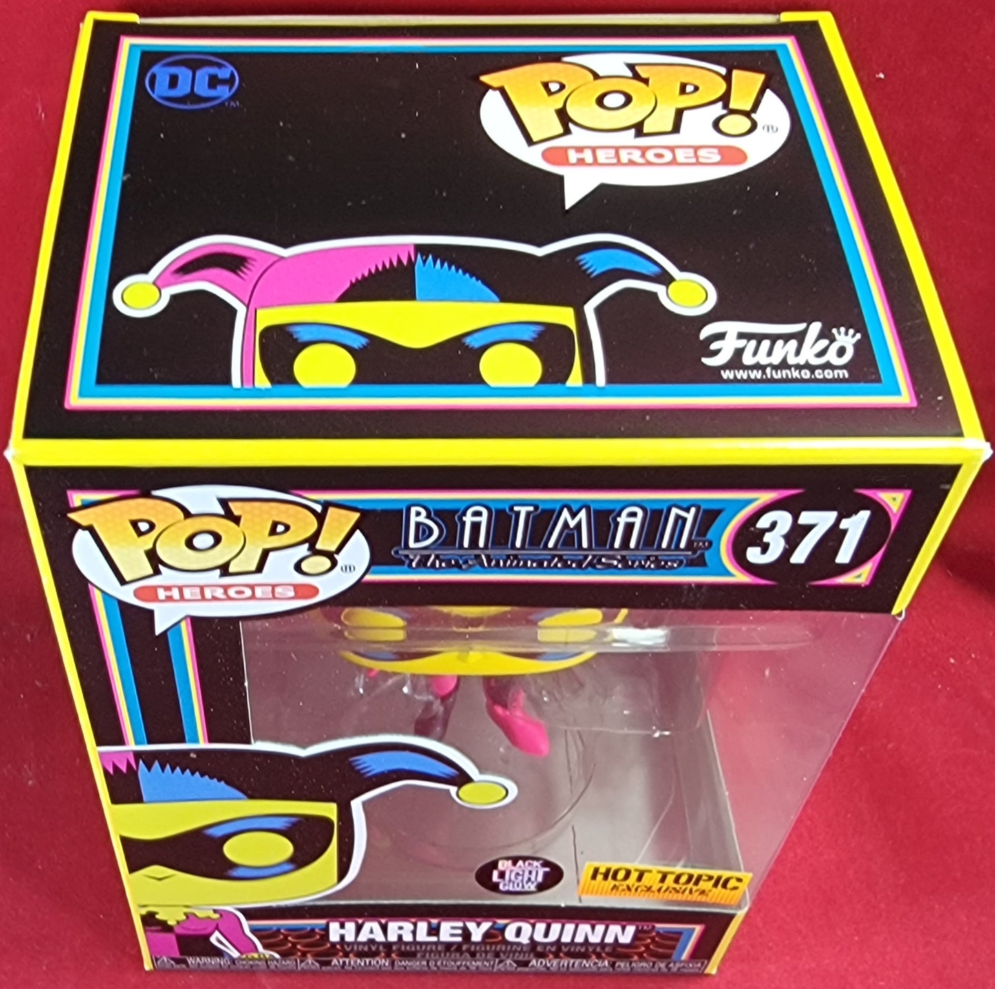 Harley Quinn blacklight hot topic exclusive 371 (nib)