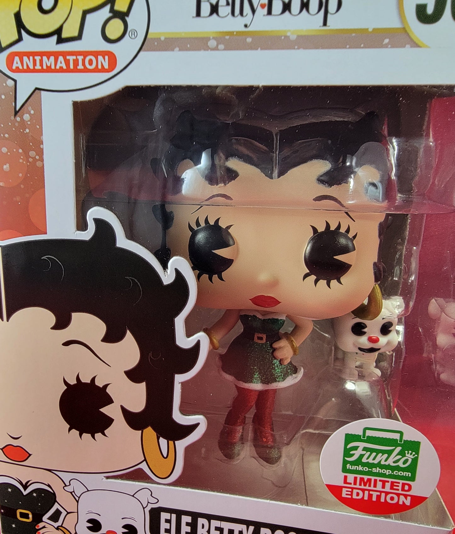 Elf Betty Boop & Pudgy Christmas limited edition 505 (nib)