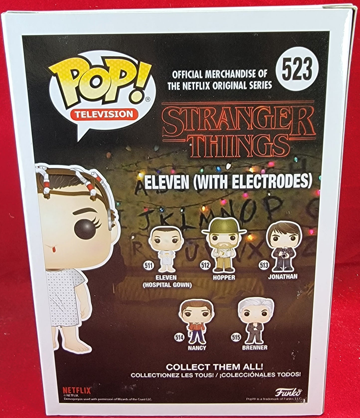 Eleven (with electrodes) funko # 523 (nib)