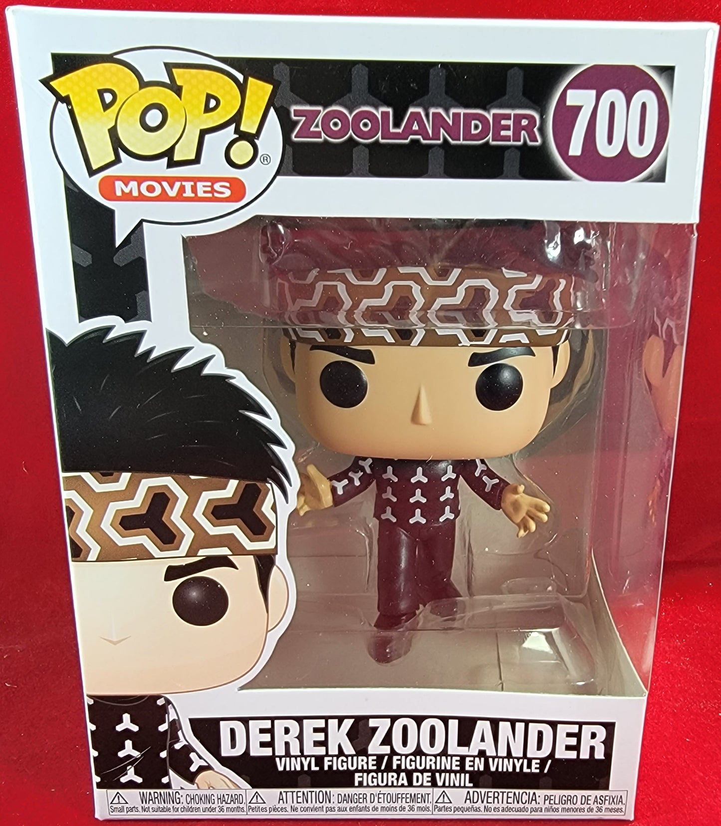 Derek zoolander funko # 700 (nib)