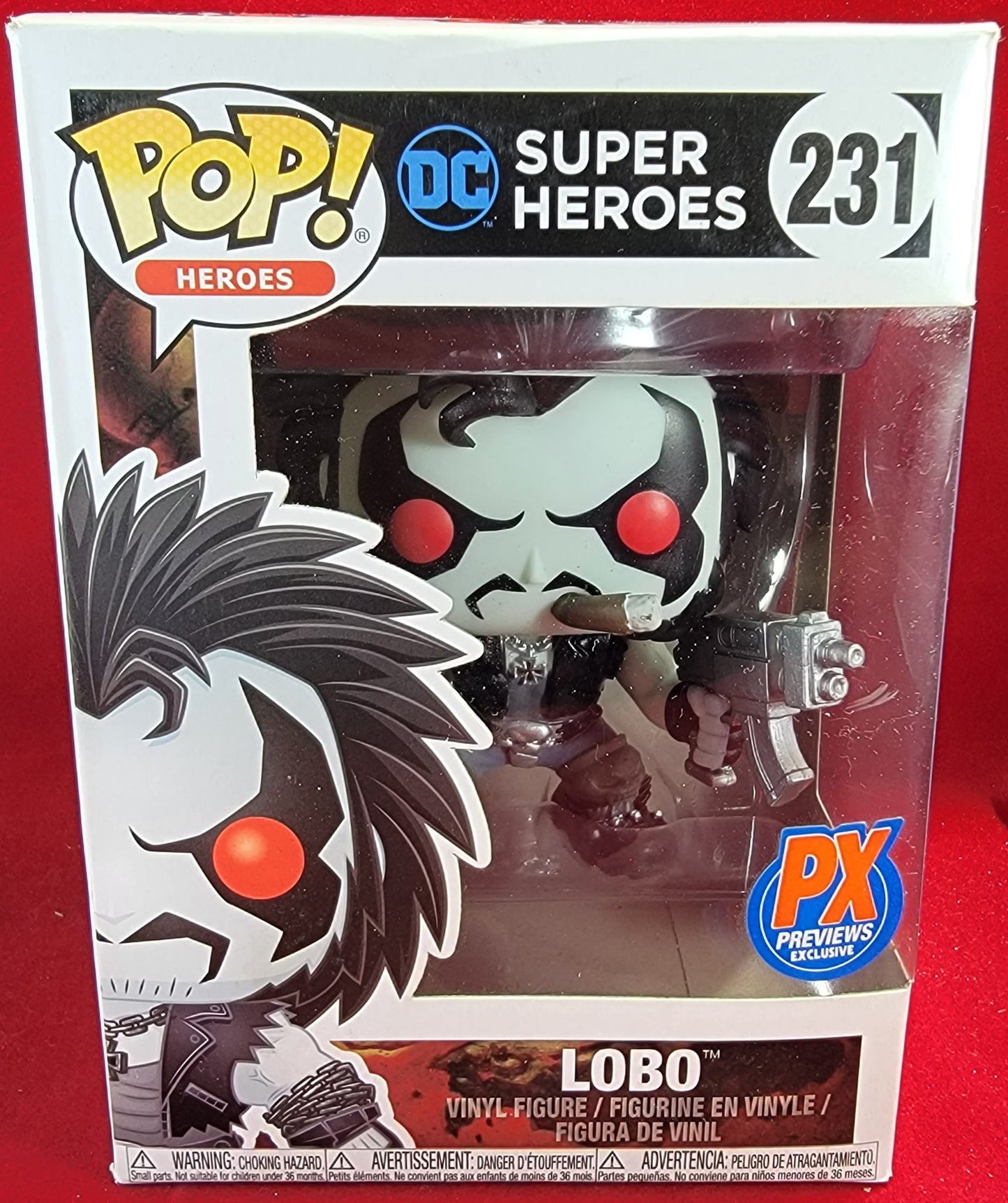 DC Super Heroes Lobo non Bloody Edition 231 Funko (nib)