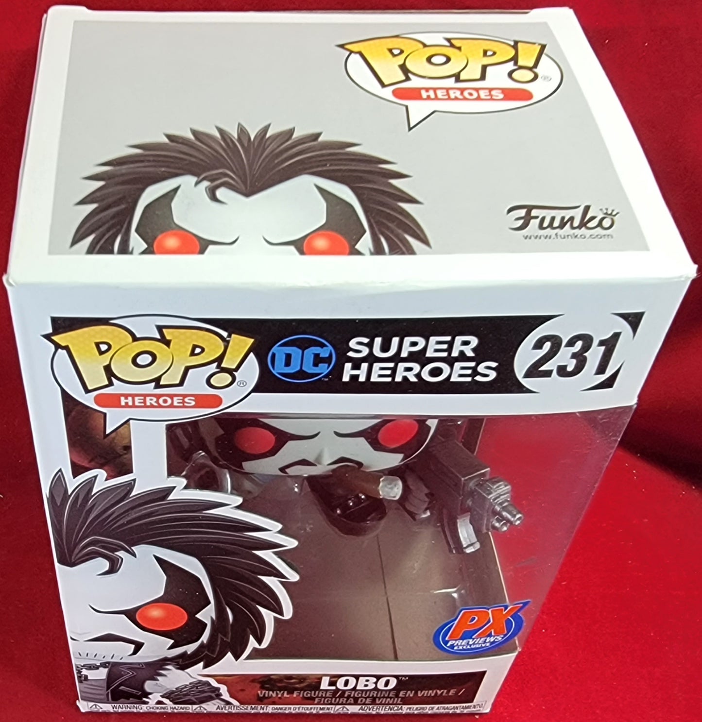 DC Super Heroes Lobo non Bloody Edition 231 Funko (nib)