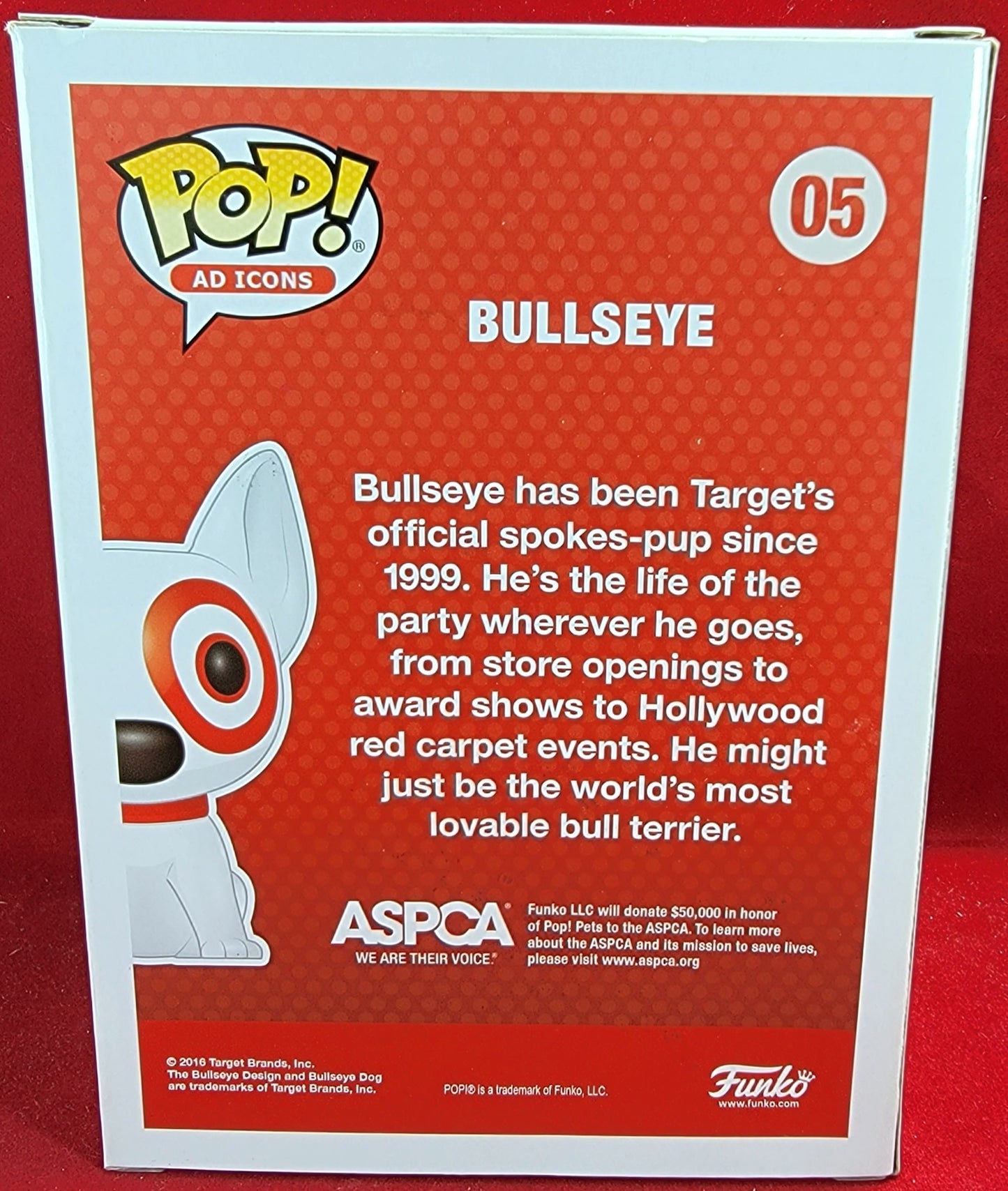 Bullseye target exclusive funko # 05 (nib)