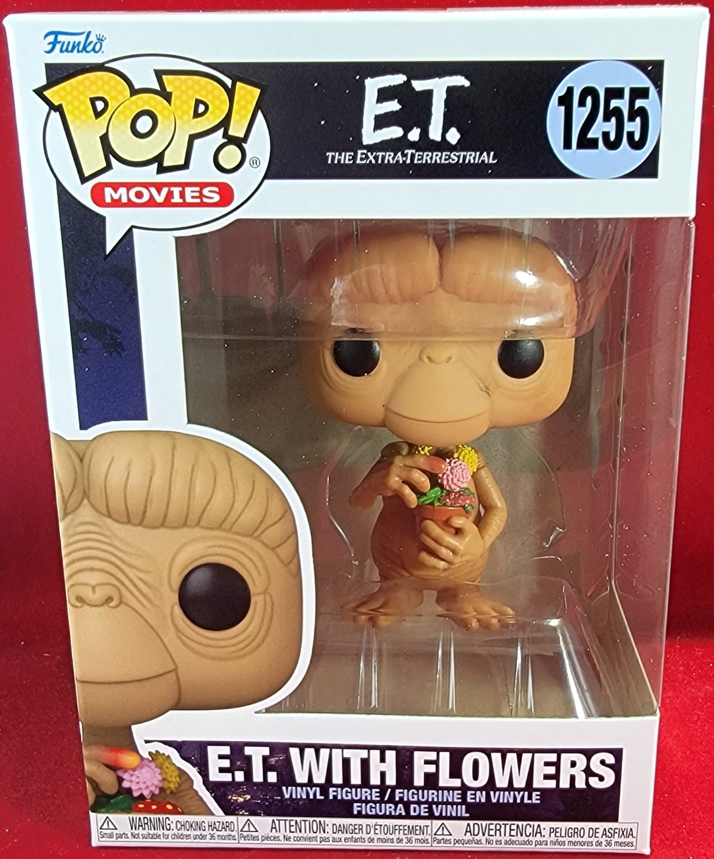 E.t. with flowers funko # 1255 (nib)