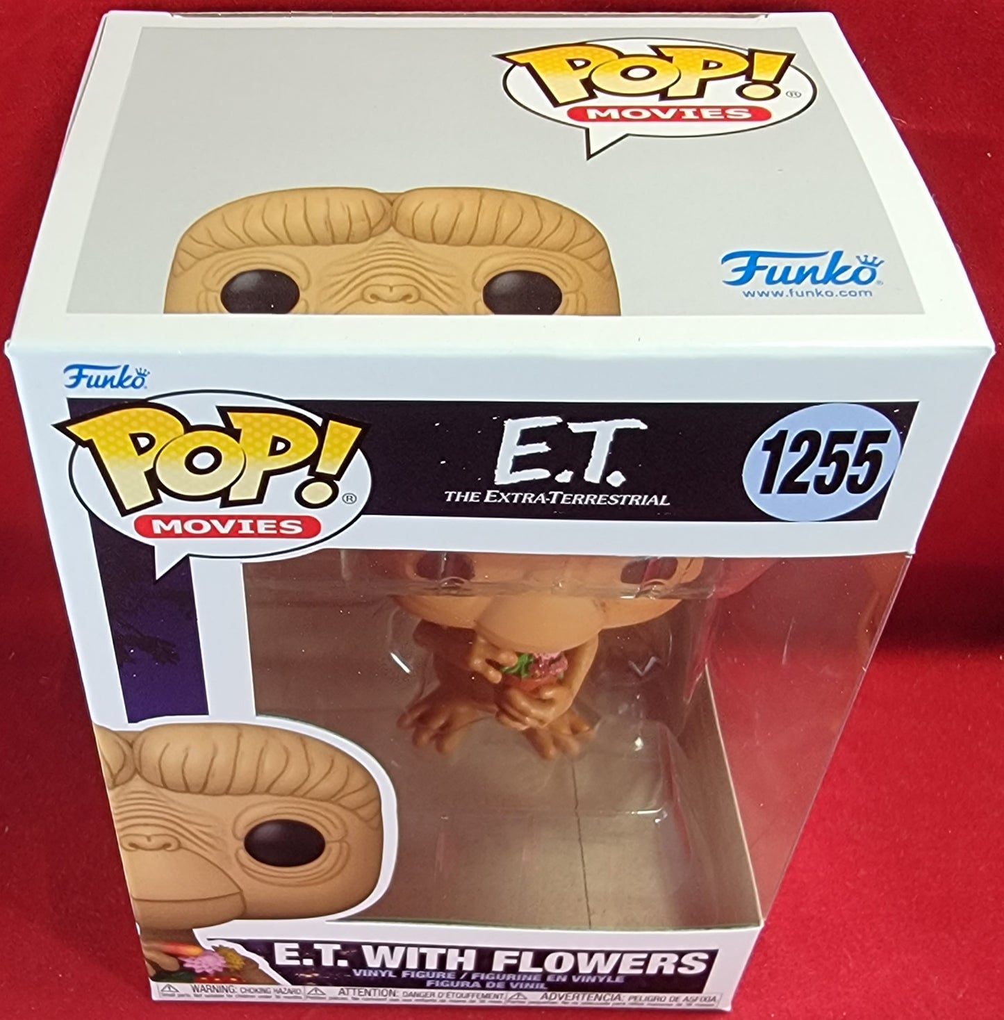 E.t. with flowers funko # 1255 (nib)