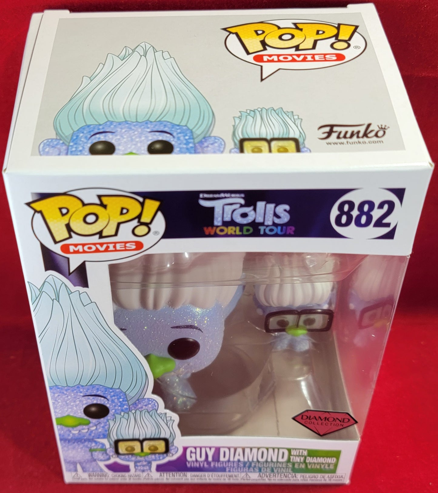 Guy diamond with tiny diamond funko # 882 (nib)