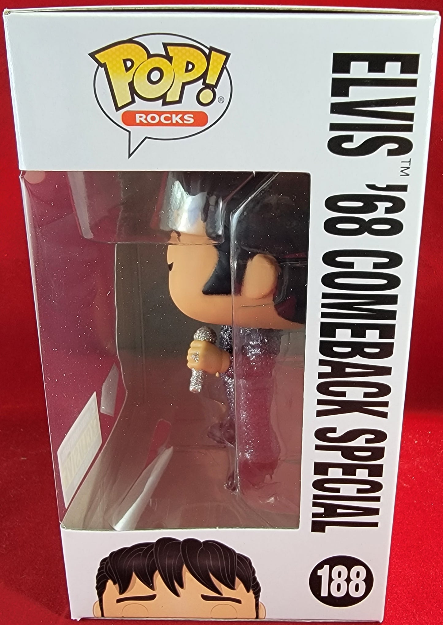 Elvis '68 comeback entertainment earth exclusive funko # 188 (nib)