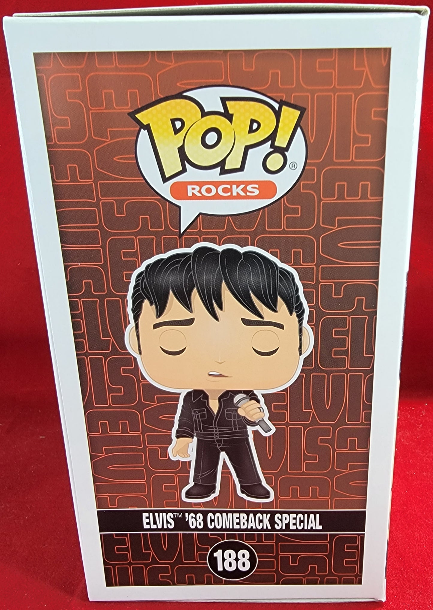 Elvis '68 comeback entertainment earth exclusive funko # 188 (nib)