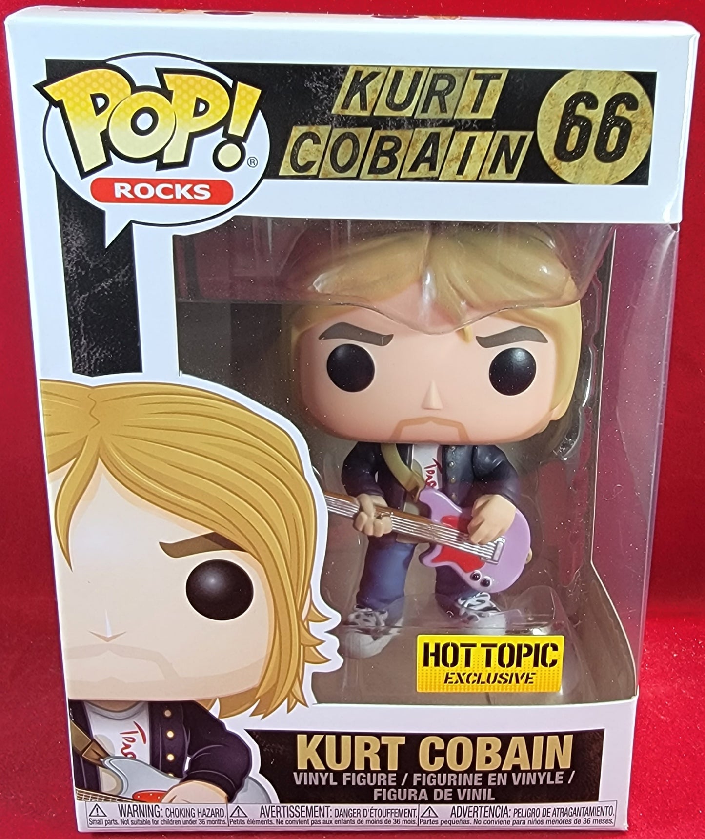 Kurt cobain hot topic exclusive 66 (nib)