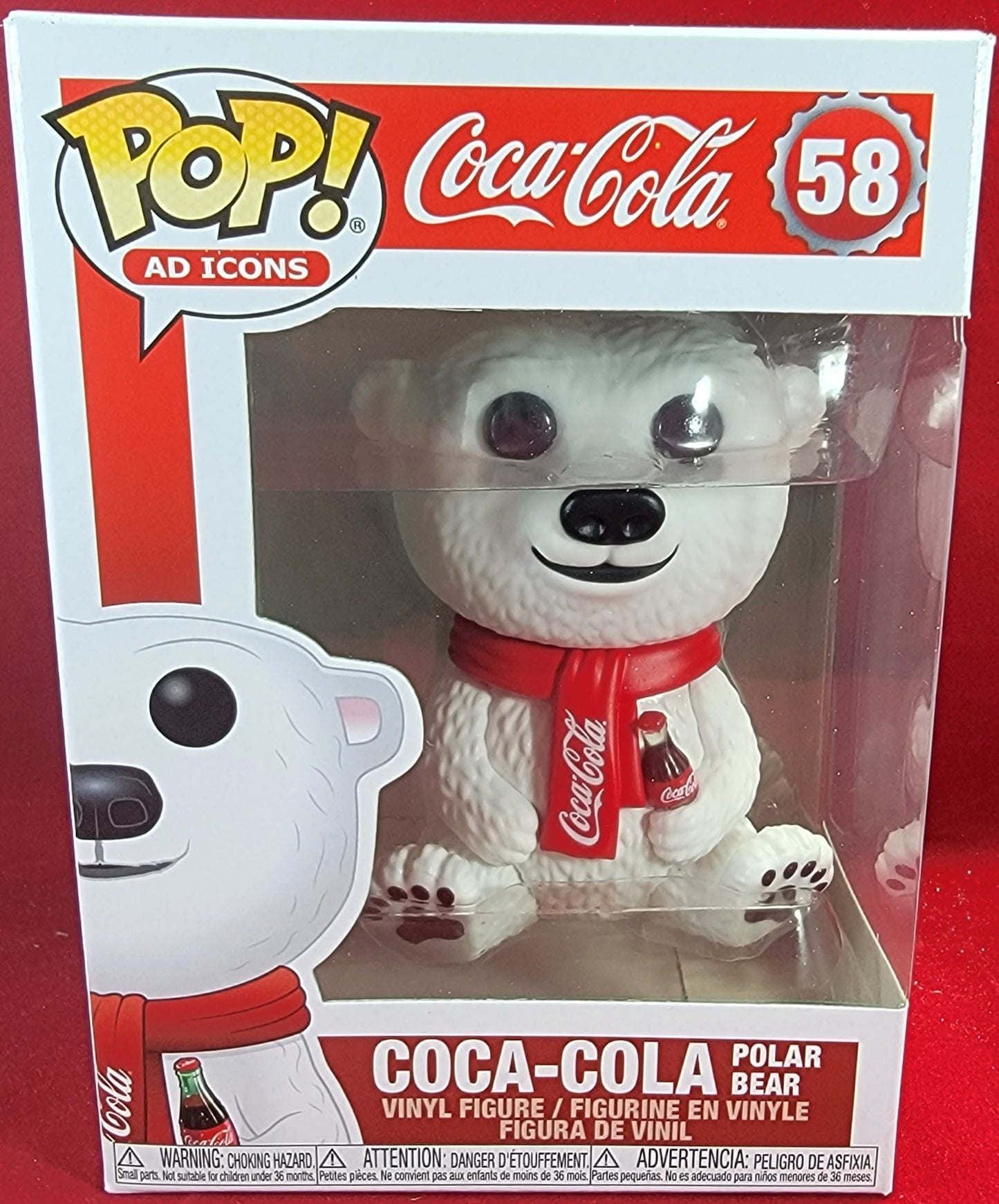 Coca-cola polar bear funko # 58 (nib)