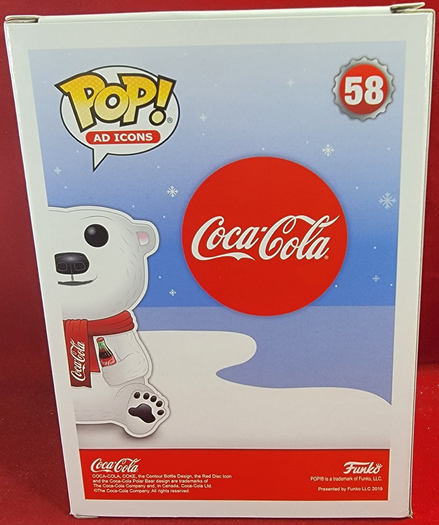 Coca-cola polar bear funko # 58 (nib)