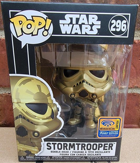 Stormtrooper wondercon exclusive funko # 296 (nib)
