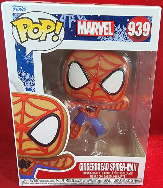Gingerbread spider-man funko # 939 (nib)