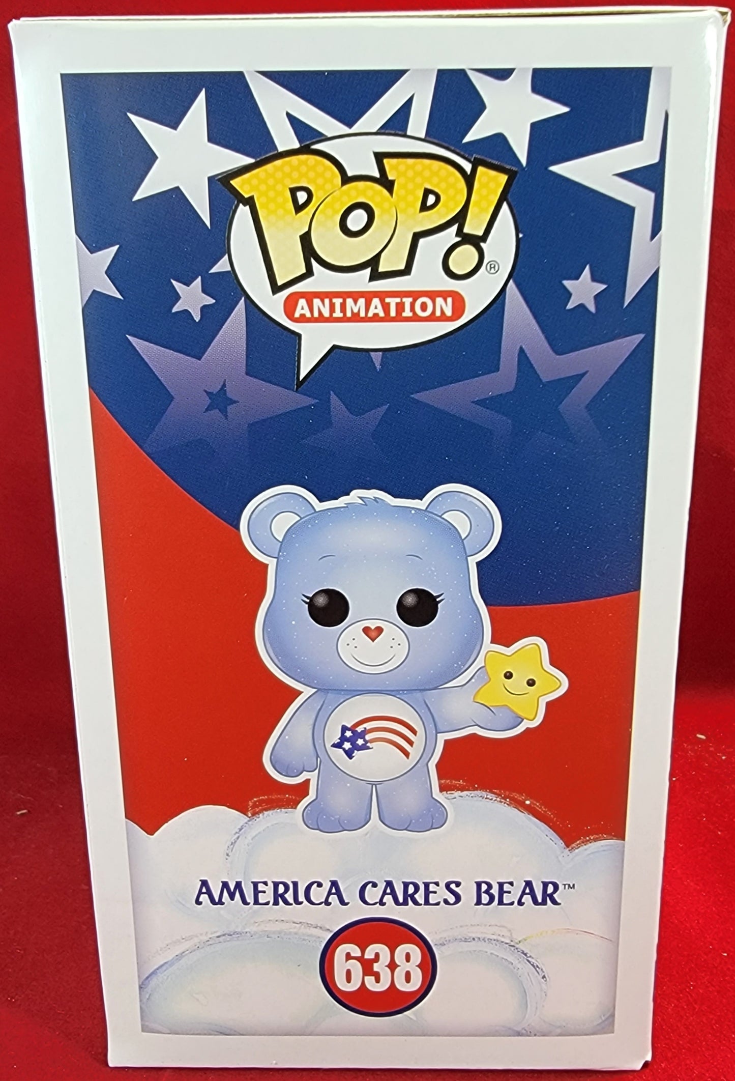America cares bear funko exclusive # 638 (nib)