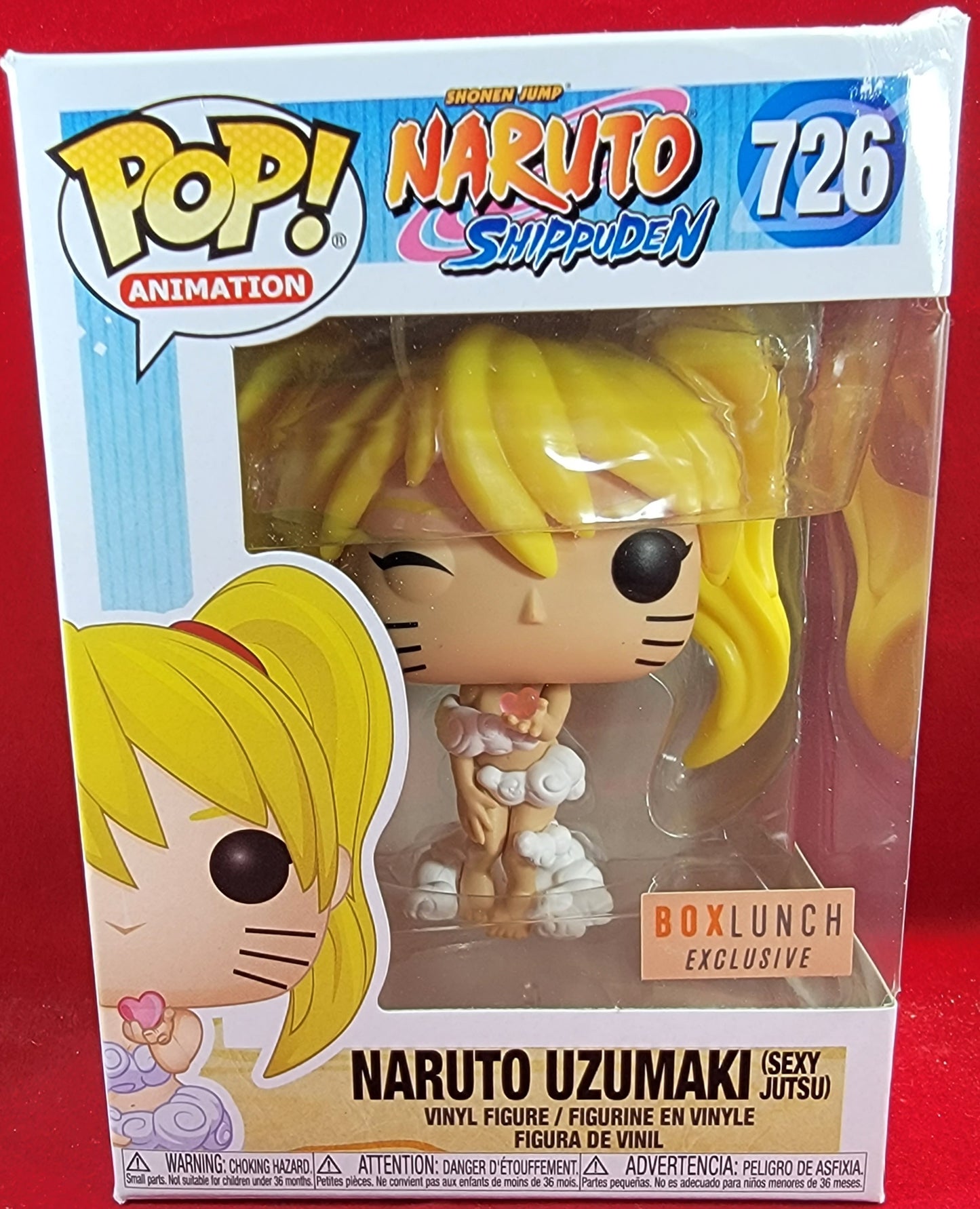 Naruto uzumaki sexy jutsu boxlunch exclusive funko # 726 (nib)