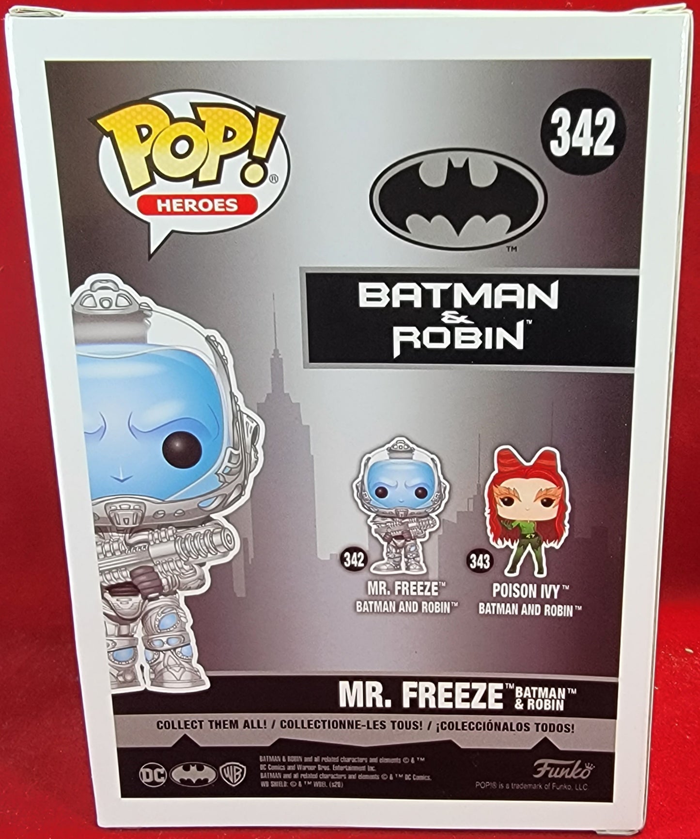 Mr. Freeze batman & robin funko # 342 (342)