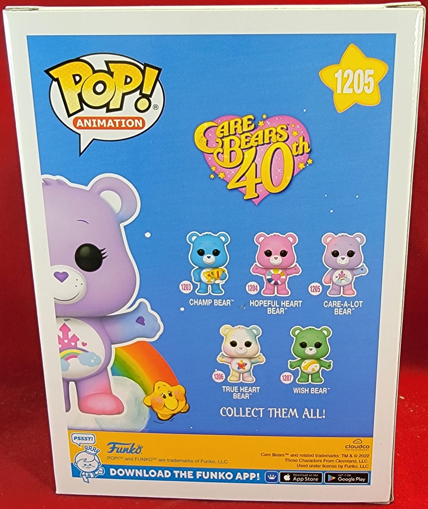 Care-a-lot bear funko # 1205 (nib)