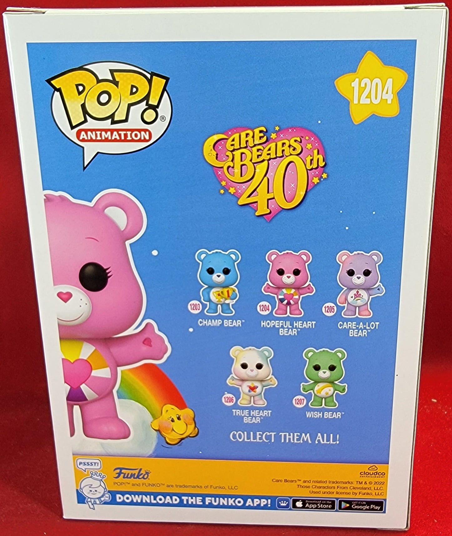 Hopeful heart bear funko # 1204 (nib)