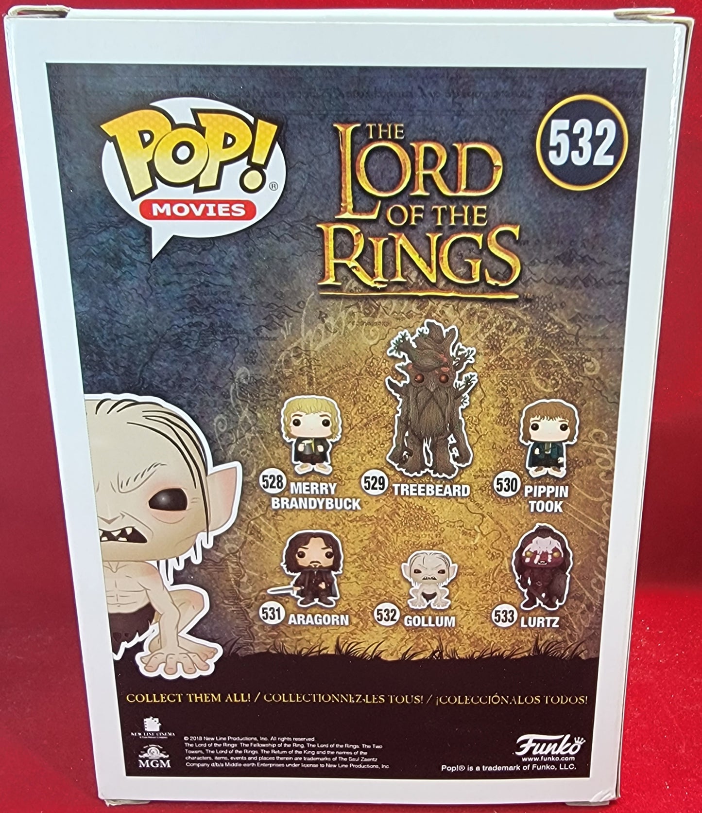 Gollum funko # 532 (nib)