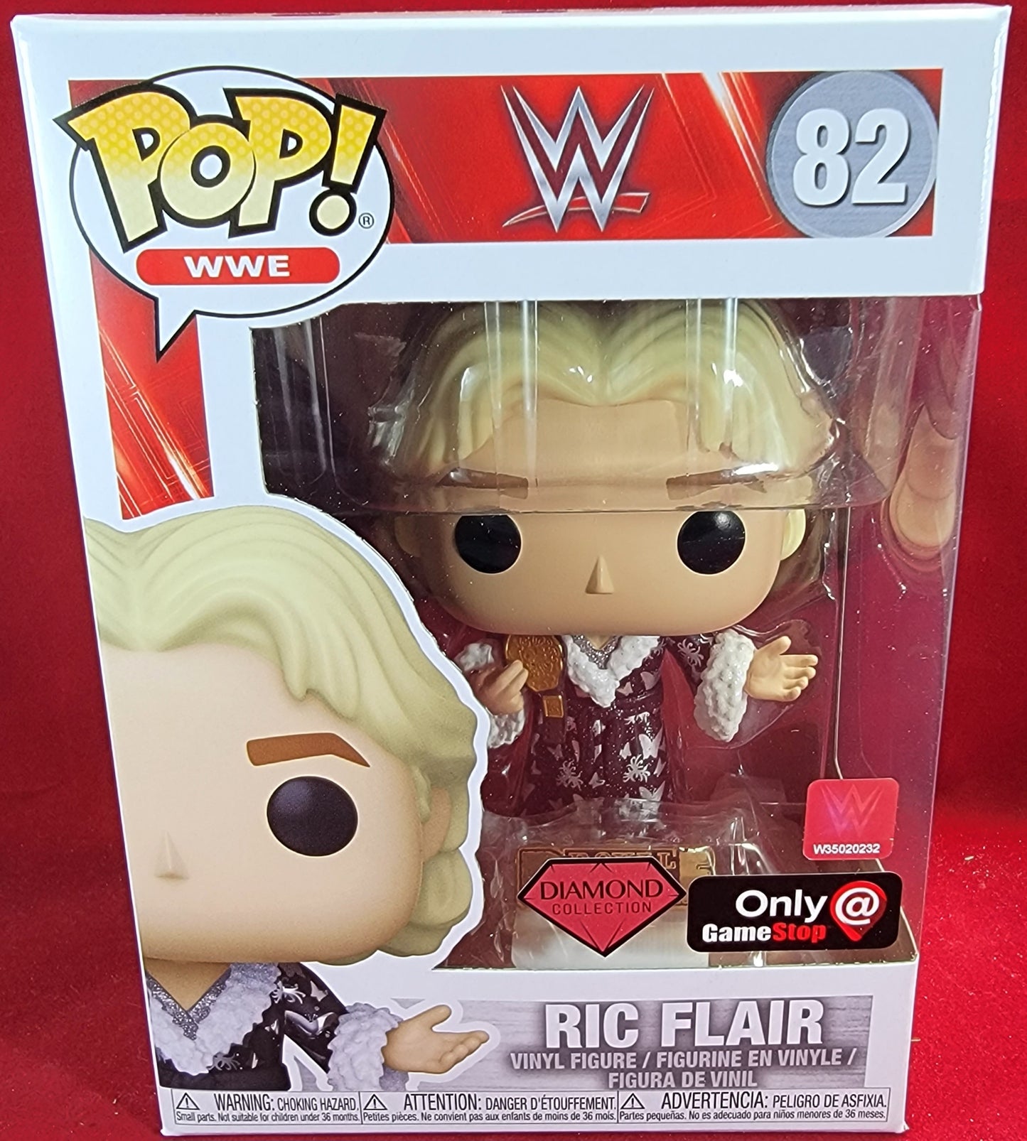 Brand new gamestop ric flair and blind mini