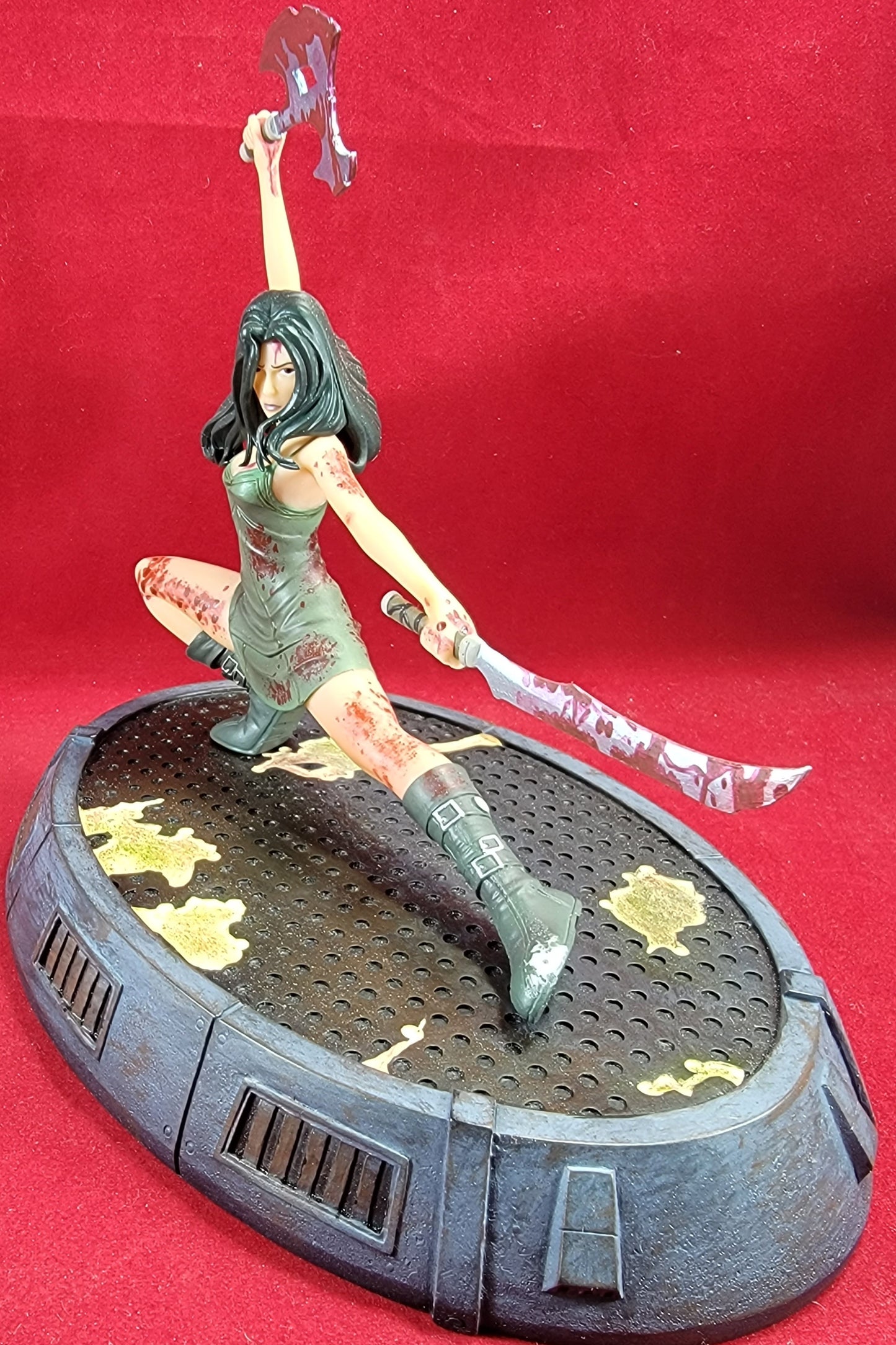 Brand new river Tam statue (nib)
big Damm heroes river tam hand-painted resin Maquette by Mohammad f Hague 0695 / 1500. statue base 7×4 inches with statue overall height almost 6 inches.