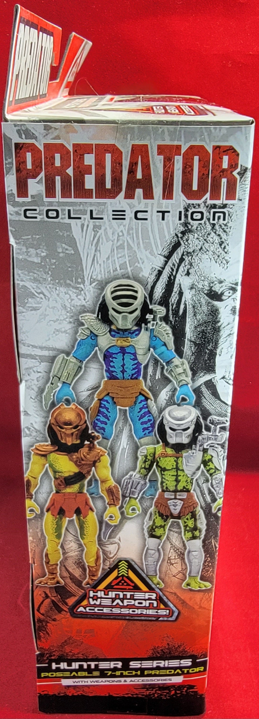 7 inch warrior hunter predator (nib) Brand new fully poseable Wal-Mart exclusive jungle hunter predator. 25 point articulation figure from lanard. Excellent condition.