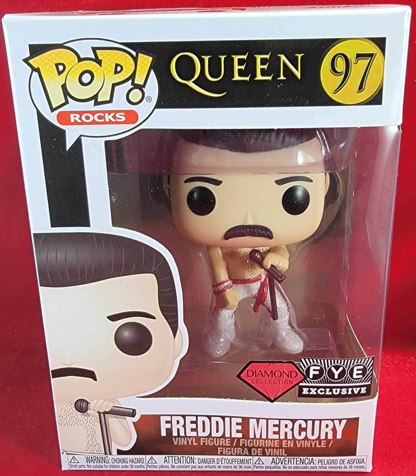 Freddie mercury fye exclusive funko # 97 (nib)