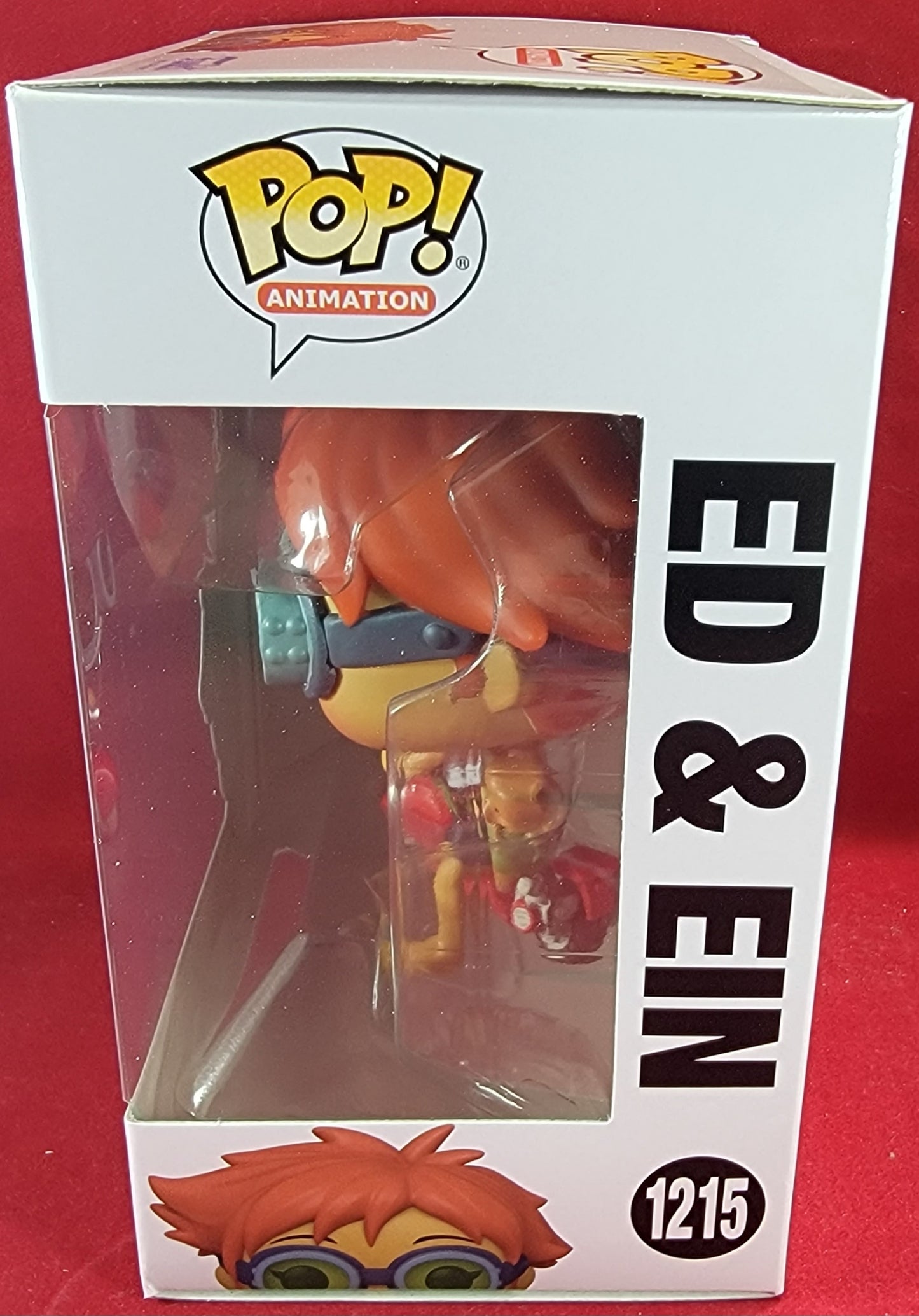 Ed & ein funko # 1215 (nib)
brand new Ed and ein from Cowboy bebop series. pop has ed on red Vespa with ein in backpack. pop is in near perfect condition and will be shipped in a compatible pop protector.