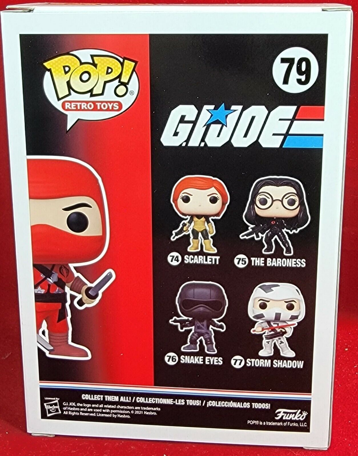 Cobra red ninja gamestop exclusive funko # 79 (nib)Brand new sold out gamestop