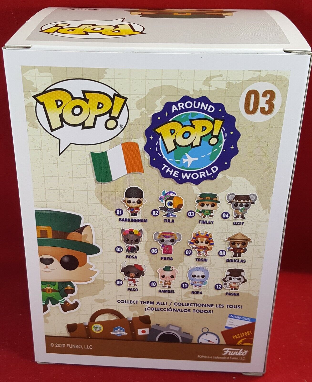 Finley pop around the world funko # 03 (nib)