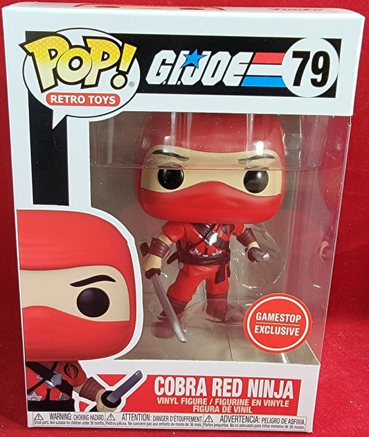 Cobra red ninja gamestop exclusive funko # 79 (nib)Brand new sold out gamestop