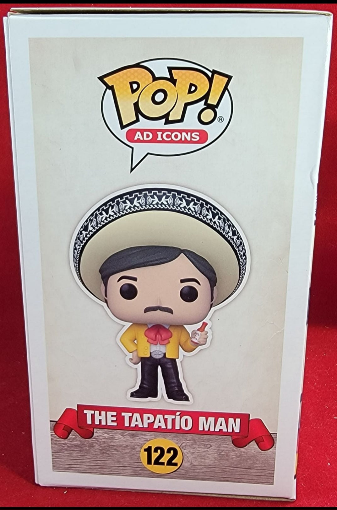 The Tapatio man # 122 funko (nib)
Brand tapatio salsa picante hot sauce pop icon. Pop looks awesome with near perfect condition.
(Includes compatible Box Protector)