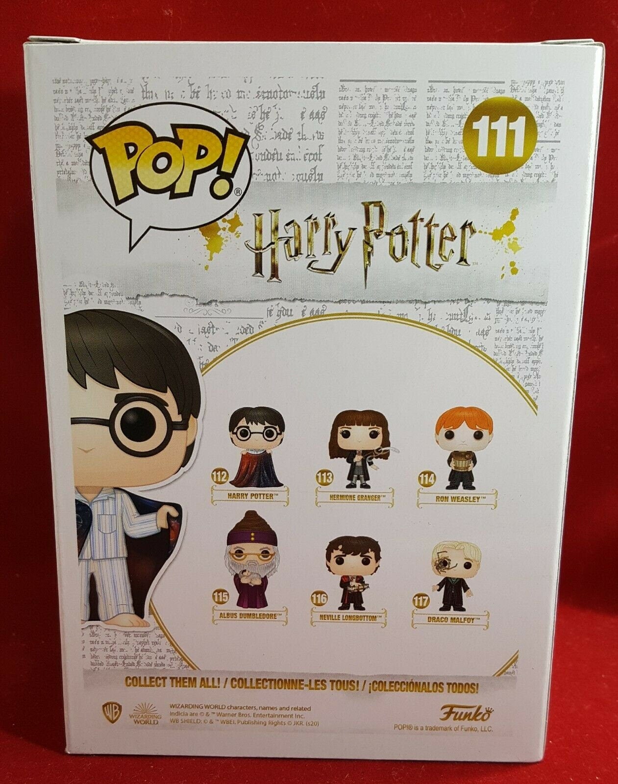 Harry Potter funko exclusive # 111 (nib) With pop protector