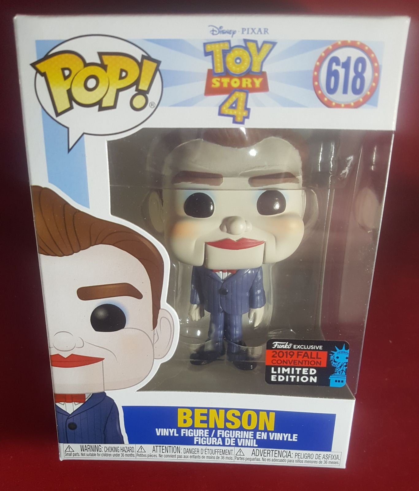 Funko Benson Toy Story 4 Limited Edition