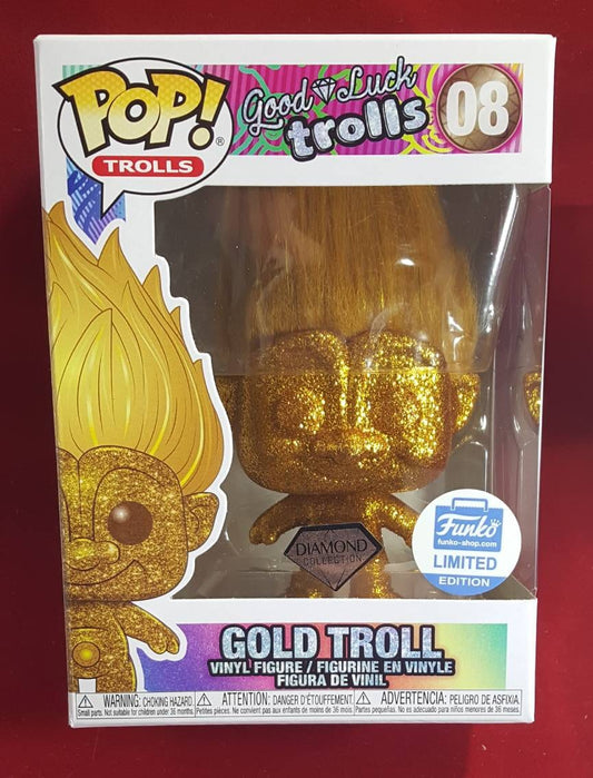 Good luck trolls diamond funko