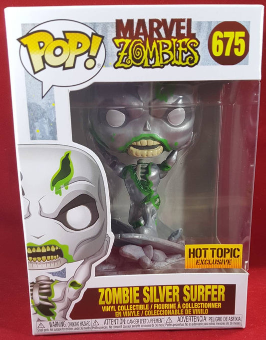 Marvel Zombies Silver Surfer Hot Topic  Exclusive # 675 Funko