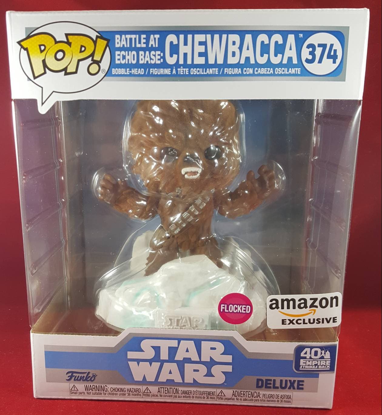 Flocked 6 inch Chewbacca Amazon exclusive funko 374