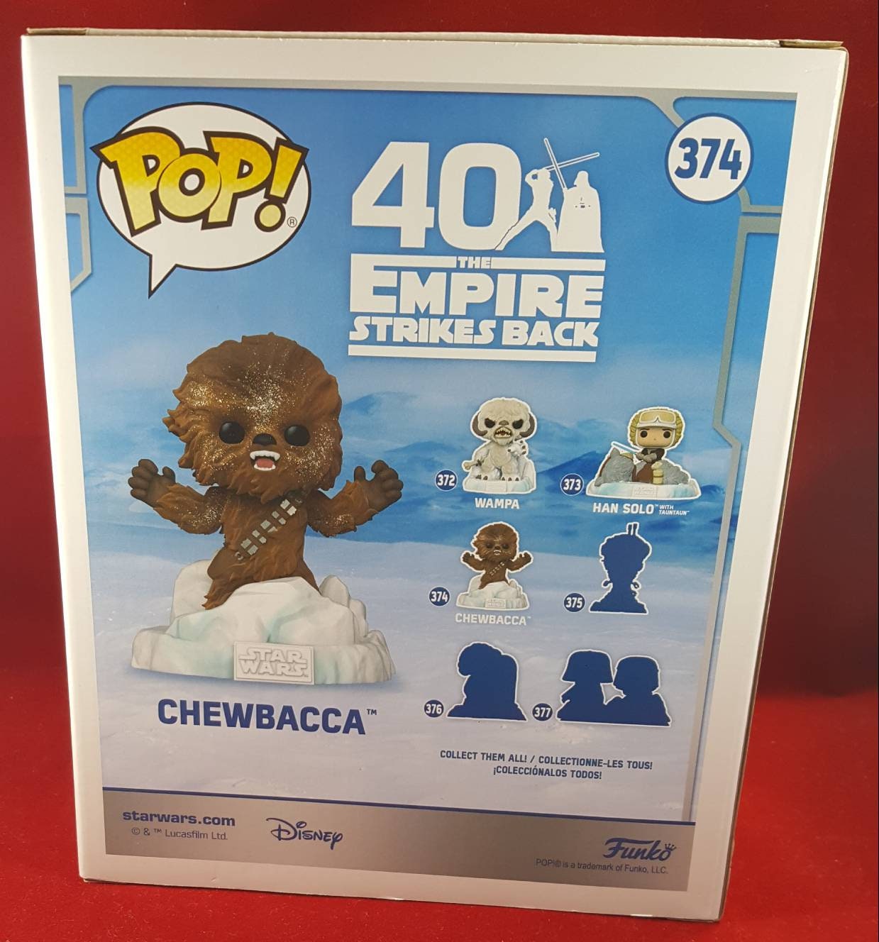 Flocked 6 inch Chewbacca Amazon exclusive funko 374