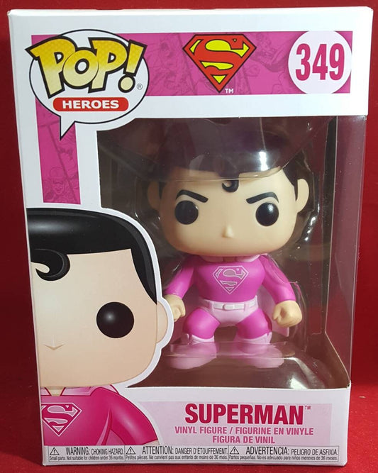 Breast Cancer Awareness Month DC Superman Funko # 349