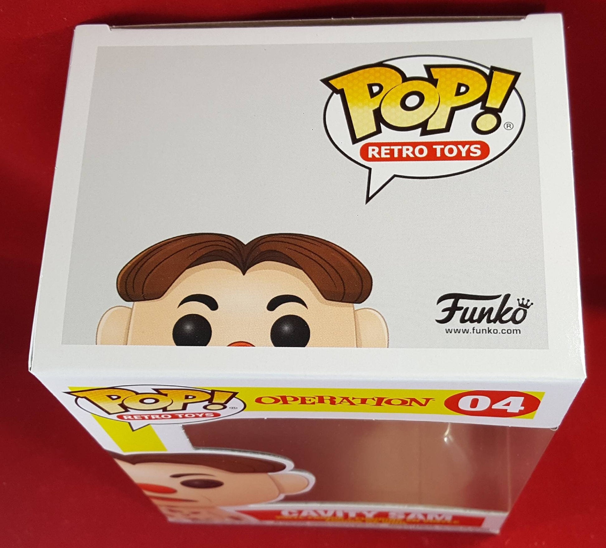 Operation Cavity Sam retro toy funko pop 04 in hand