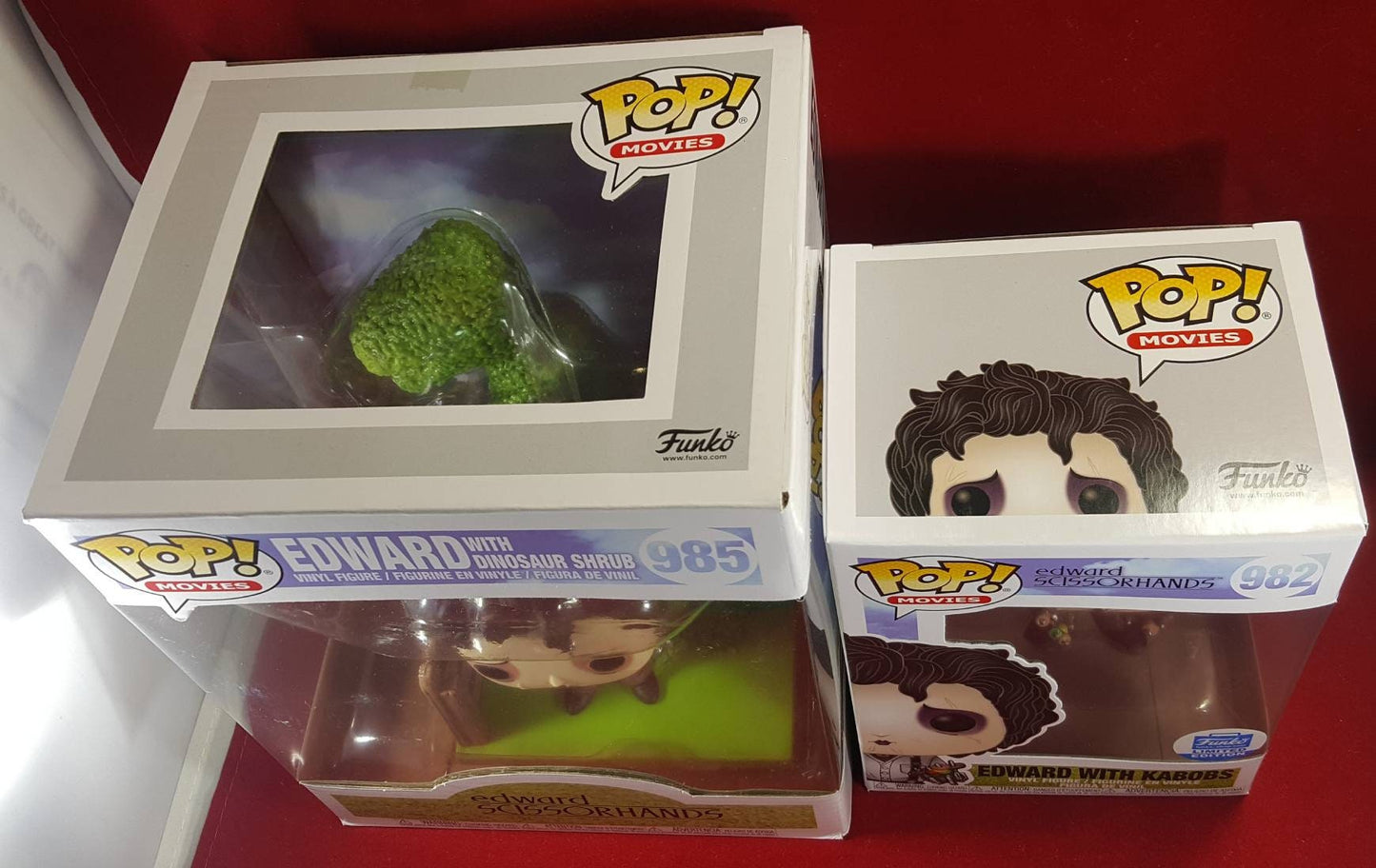 Edward scissorhands funko set nib 982 and 985