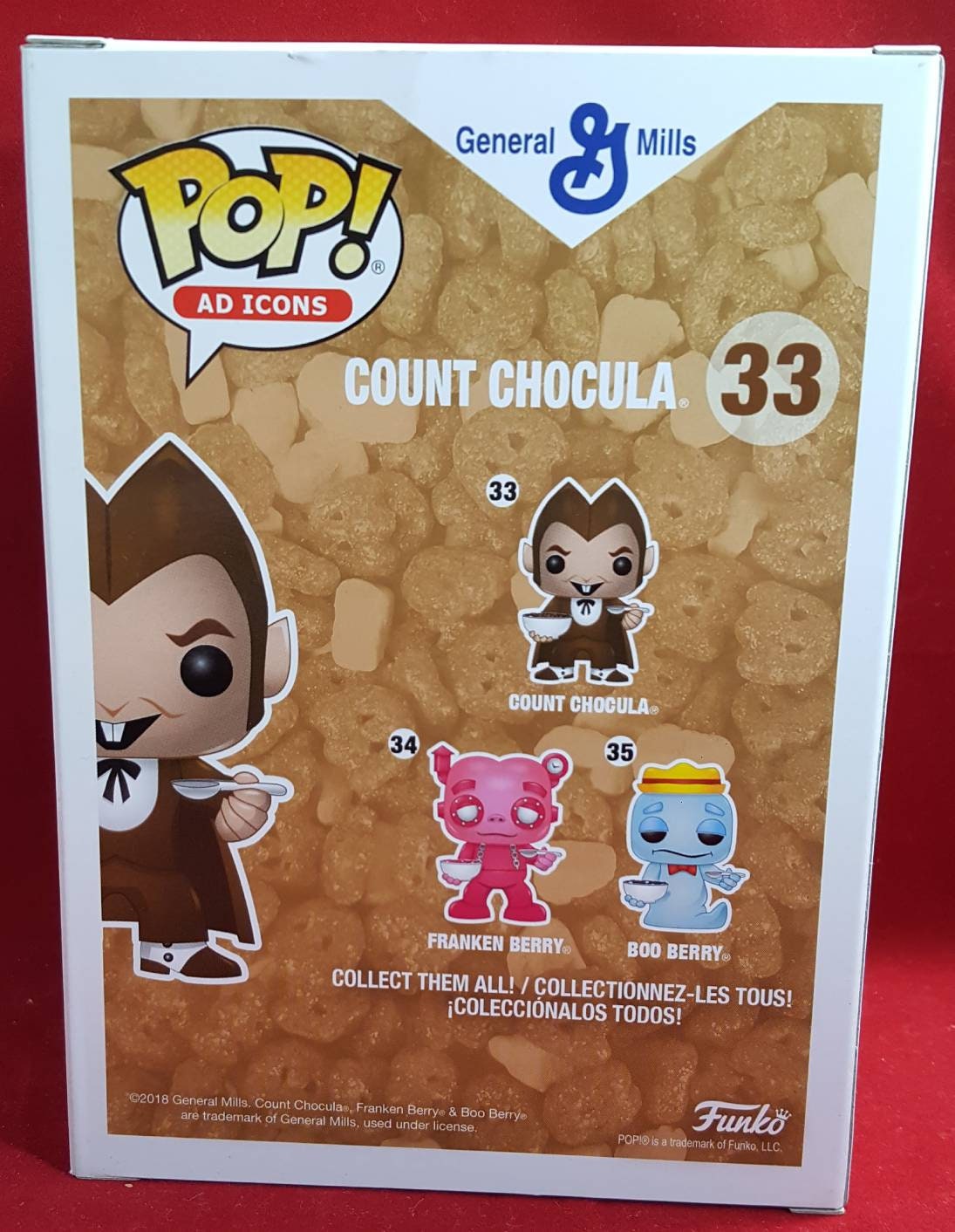 Count chocula limited edition funko pop as icon 33 (nib)